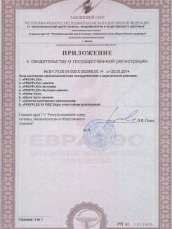 2015.03.25 Воскресенск - Приложение к сертификату, Профили поливинилхлоридные системы Rehau.