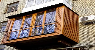 Внешняя отделка балкона Воскресенск цена от 1034 руб. м/2.