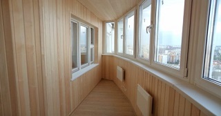 Отделка, остекление, утепление балконов в Воскресенске от 207 руб. м/2.